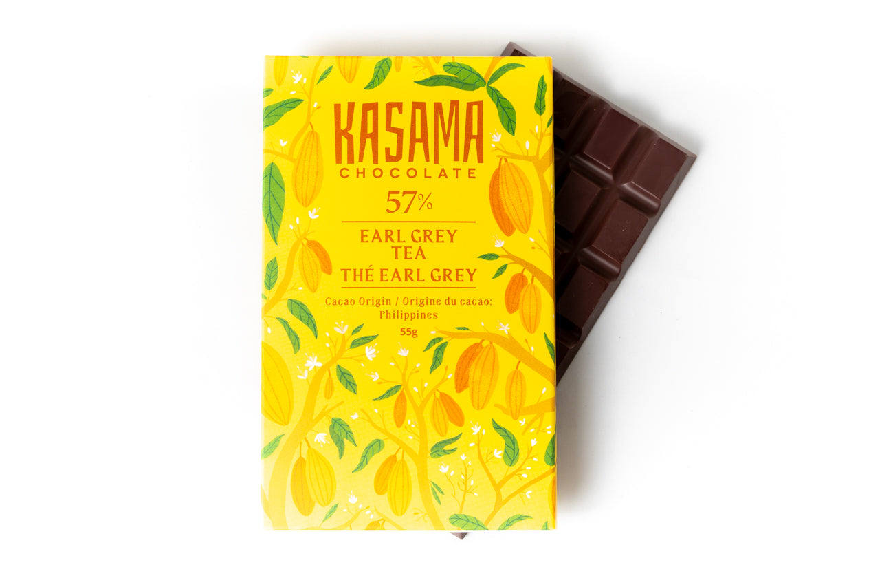 Best Milk Chocolate Bars | Kasama - Earl Grey Tea, 57%