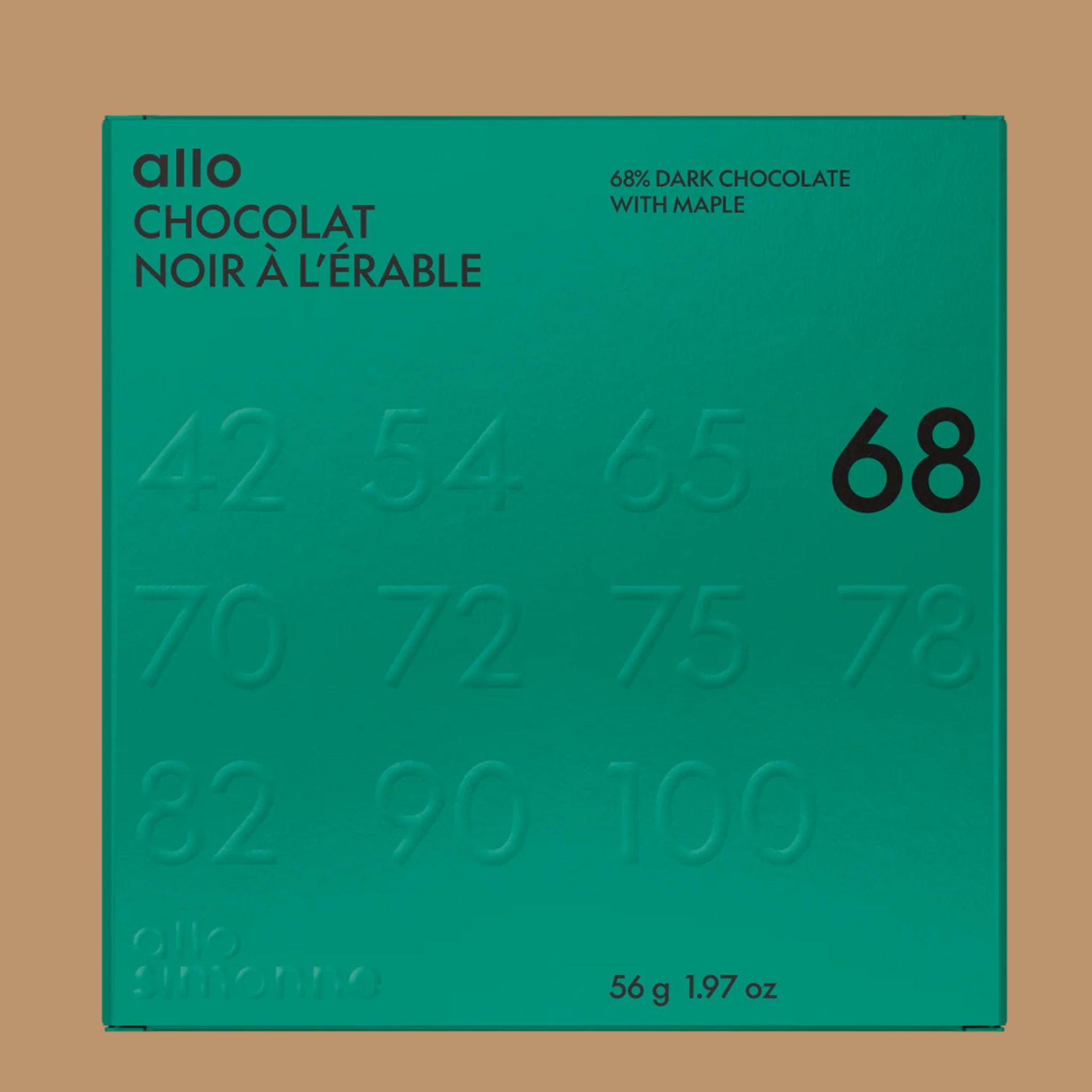 Chocolate Best Dark Chocolate | Allo Simonne - Mexico with Maple, 68%
