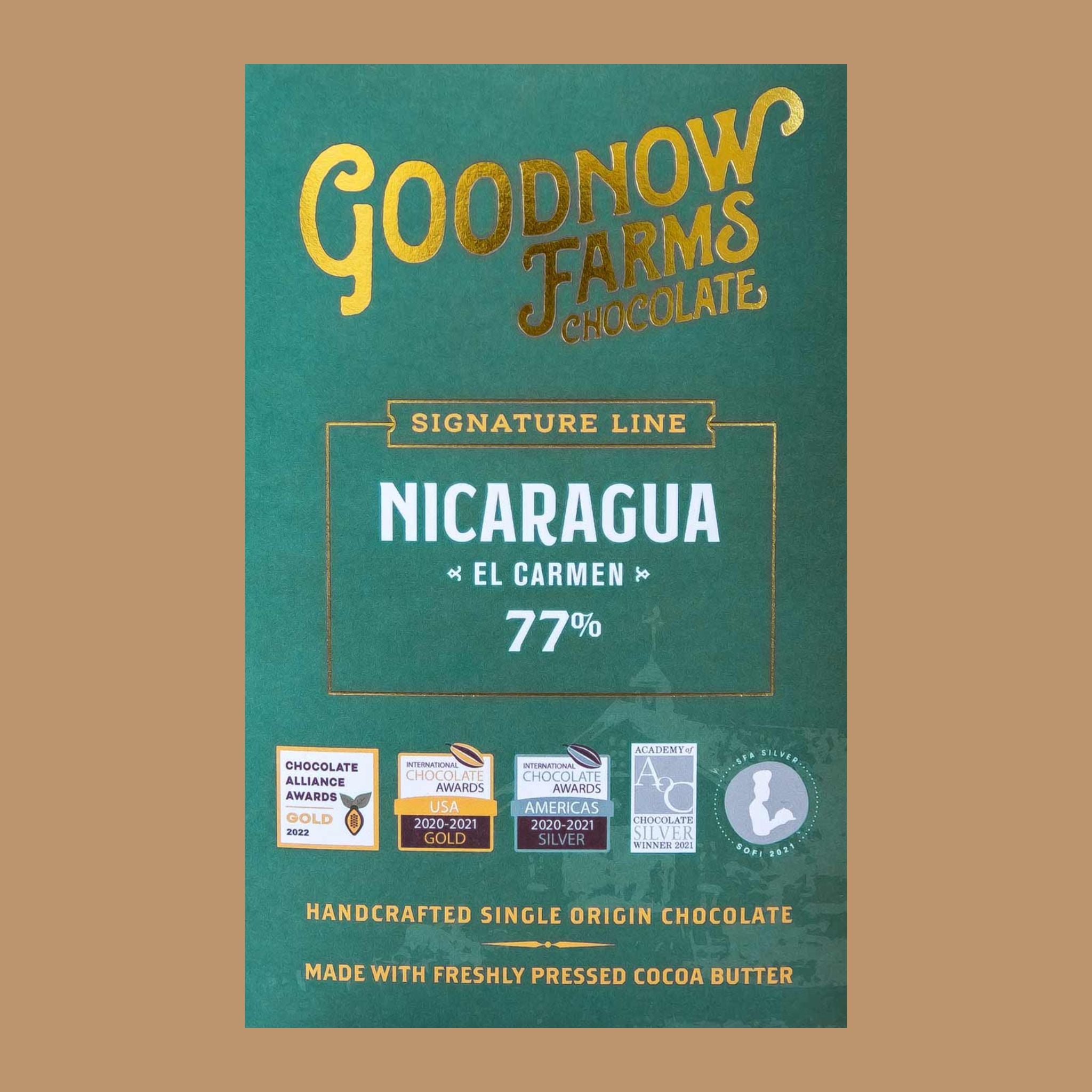 Best Chocolate in Teh World | Goodnow Farms - El Carmen, Nicaragua 77%