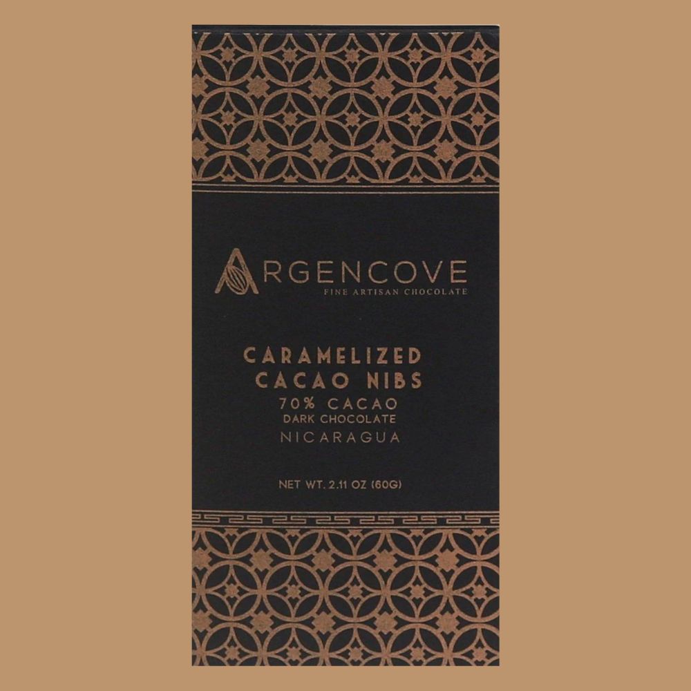 Hello Chocolate | Argencove - Caramelized cacao Nibs, 70%