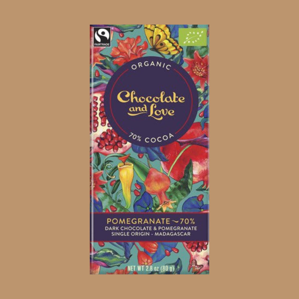 Chocolate Near Me | Chocolate & Love - Pomegranate, 70%
