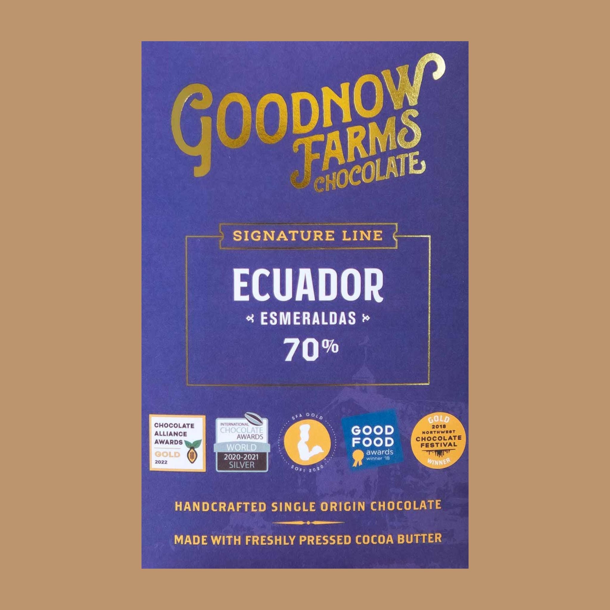Gourmet Chocolate Near Me | Goodnow Farms - Esmeraldas, Ecuador 70%