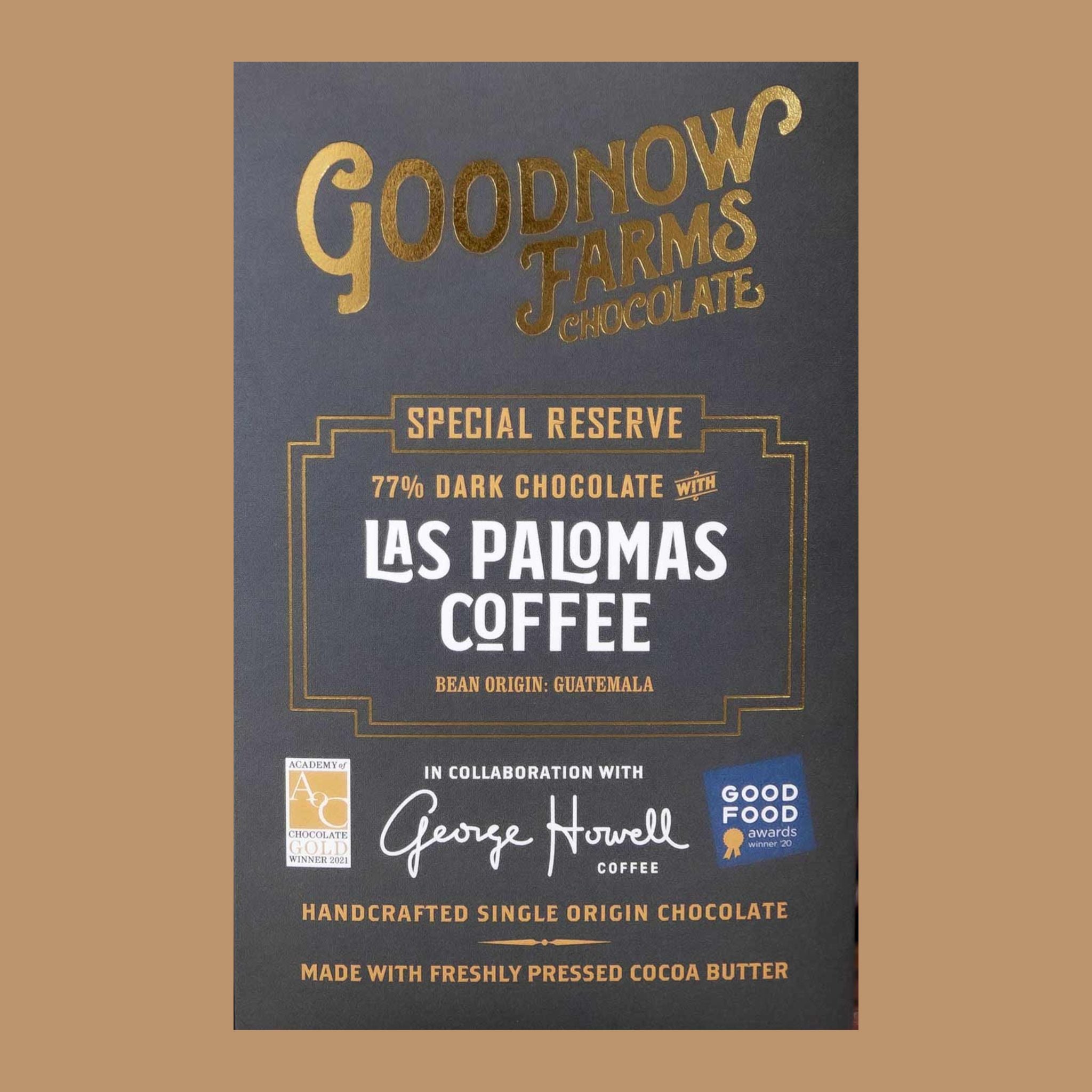 Goodnow Farms Chocolate - Las Palomas Coffee 77%