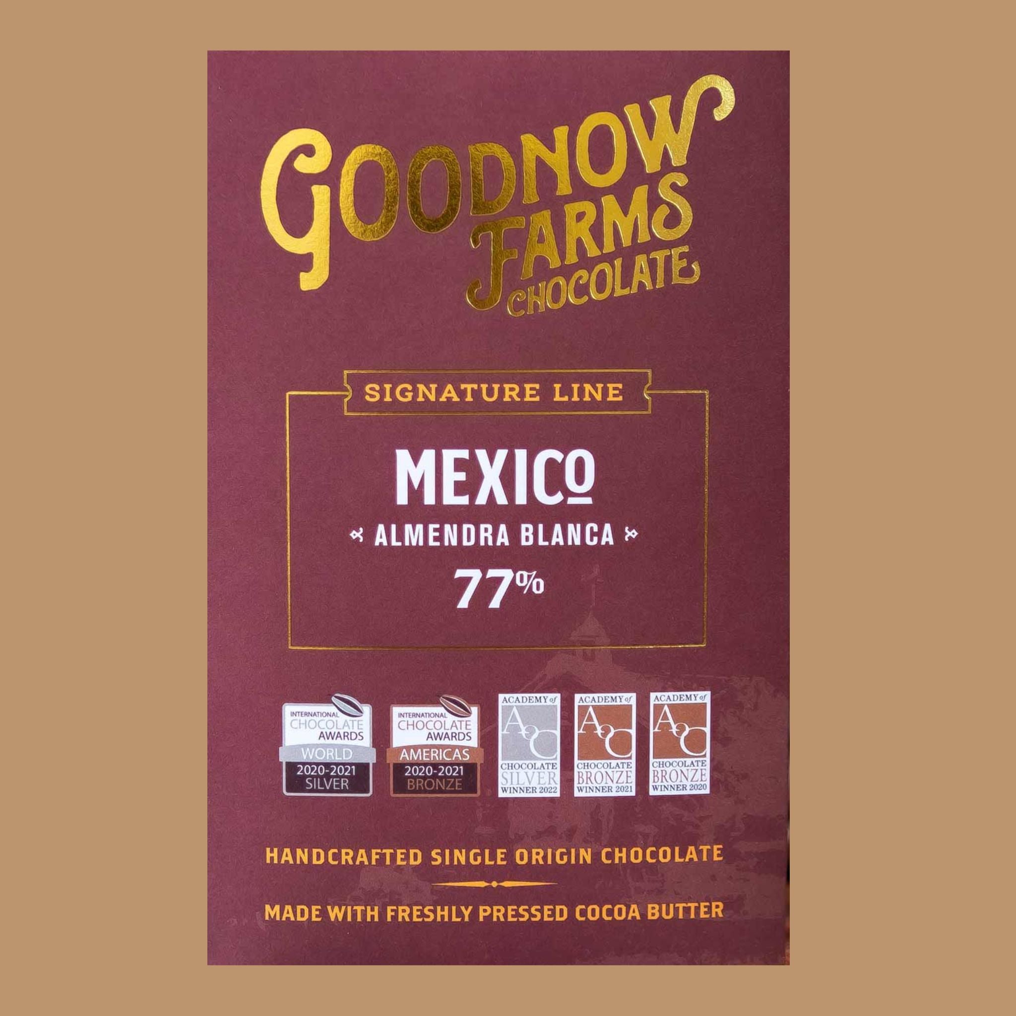 Goodnow Farms Chocolate - Almendra Blanca 77%