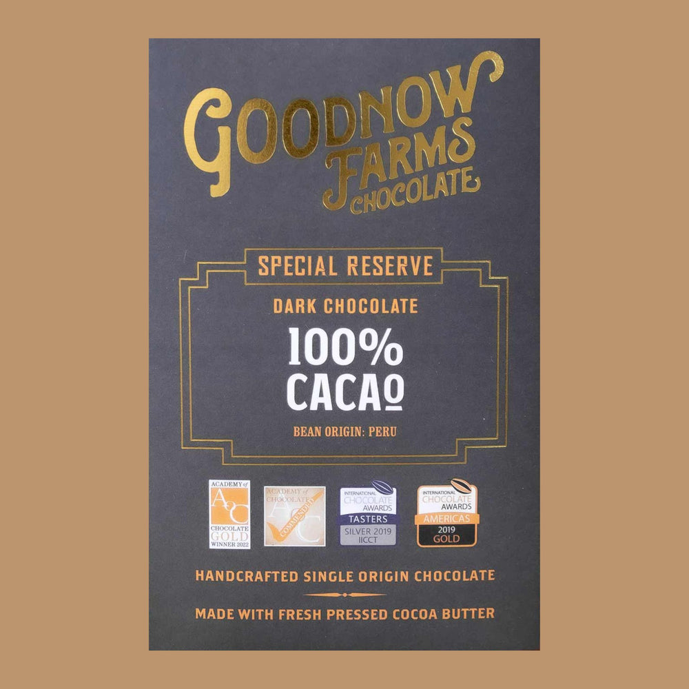 What is the World's Best Chocolate | Goodnow Farms - Special Reserve 100%