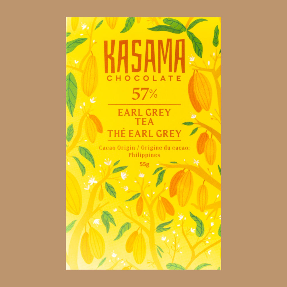 Kasama Chocolate - Earl Grey Tea, 57%