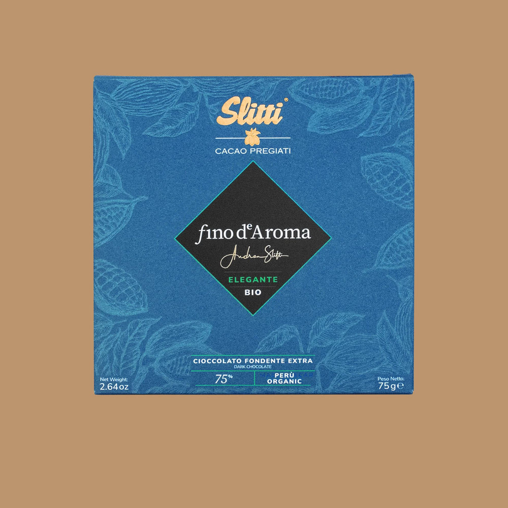 Chocolate Store Near Me | Slitti - Fino De Aroma Elegante, Peru BIO, 75%