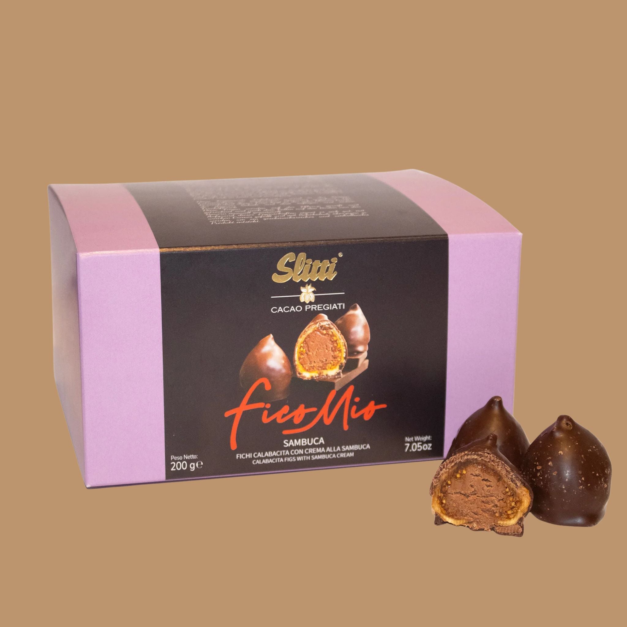 Christmas Chocolate Near Me | Slitti - Fico Mio Calabacita Figs with Sambuca Cream