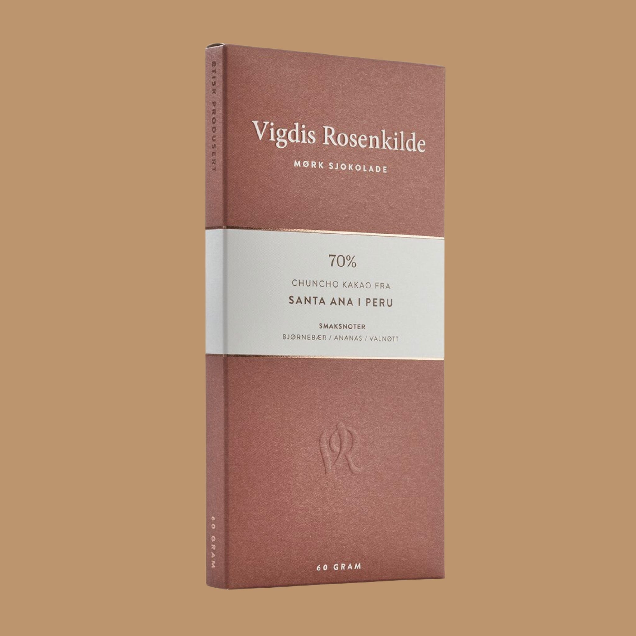 Vigdis Rosenkilde - Santa Ana, 70% | Dairy-free Dark Chocolate