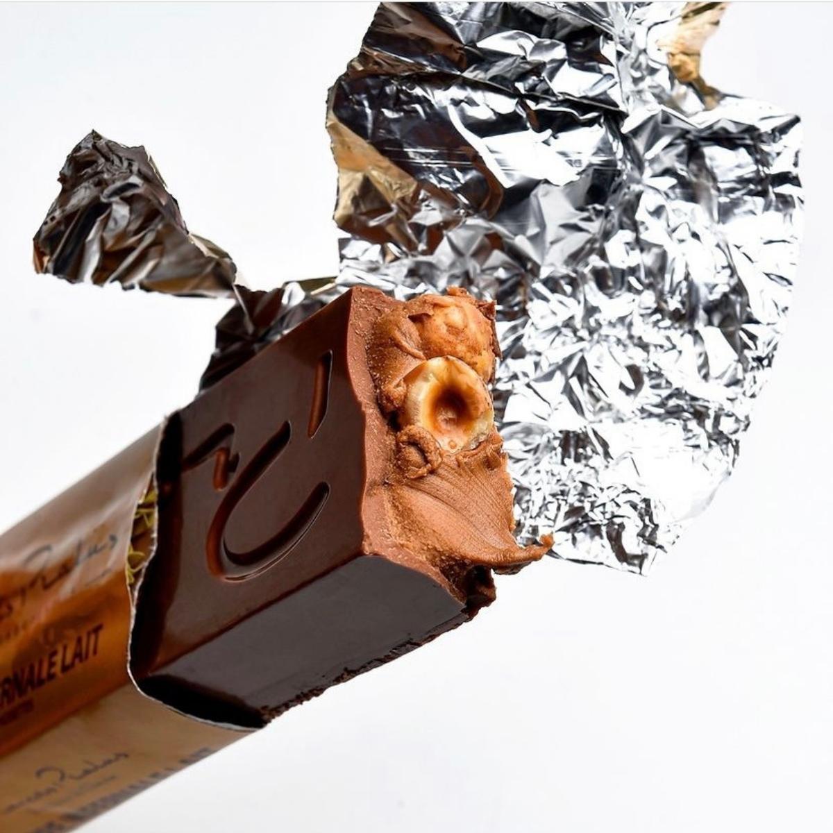 pralus chocolate barre infernale lait | chocolate gifts delivery  | hello chocolate