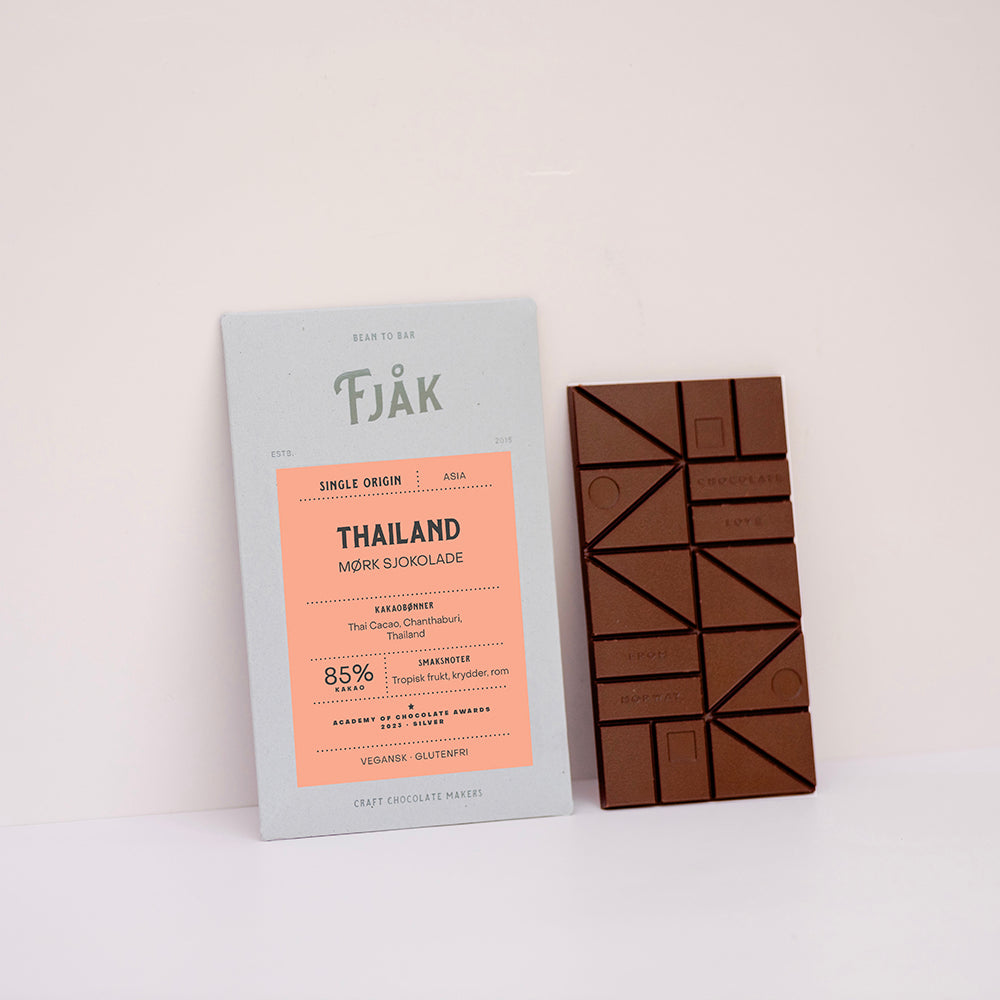 Fine Low-sugar Dark Chocolate | Fjak - Thailand 85%