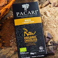 Best Dark Chocolate - Pacari - Raw with Maca & Coconut Sugar