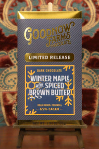 the best chocolate of the world | Goodnow Farms - Spiced Winter Maple 65%