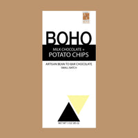 Organic Milk Chocolate | BOHO - Milk With Potato Chips