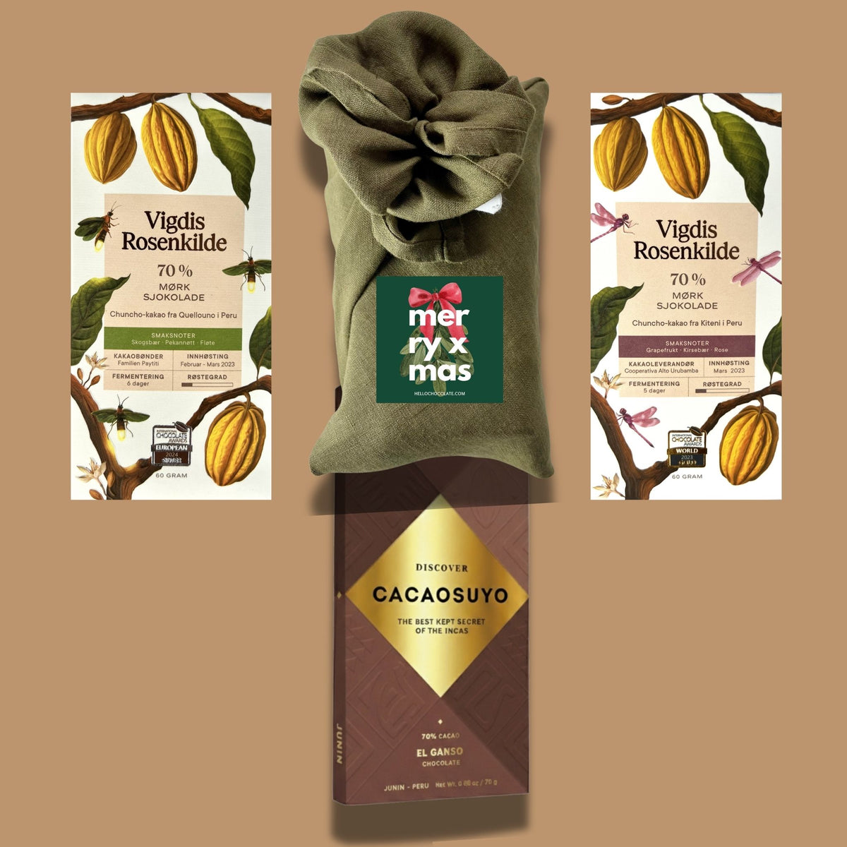 The Dark Laureates — Christmas Chocolate Gift Box | Hello Chocolate