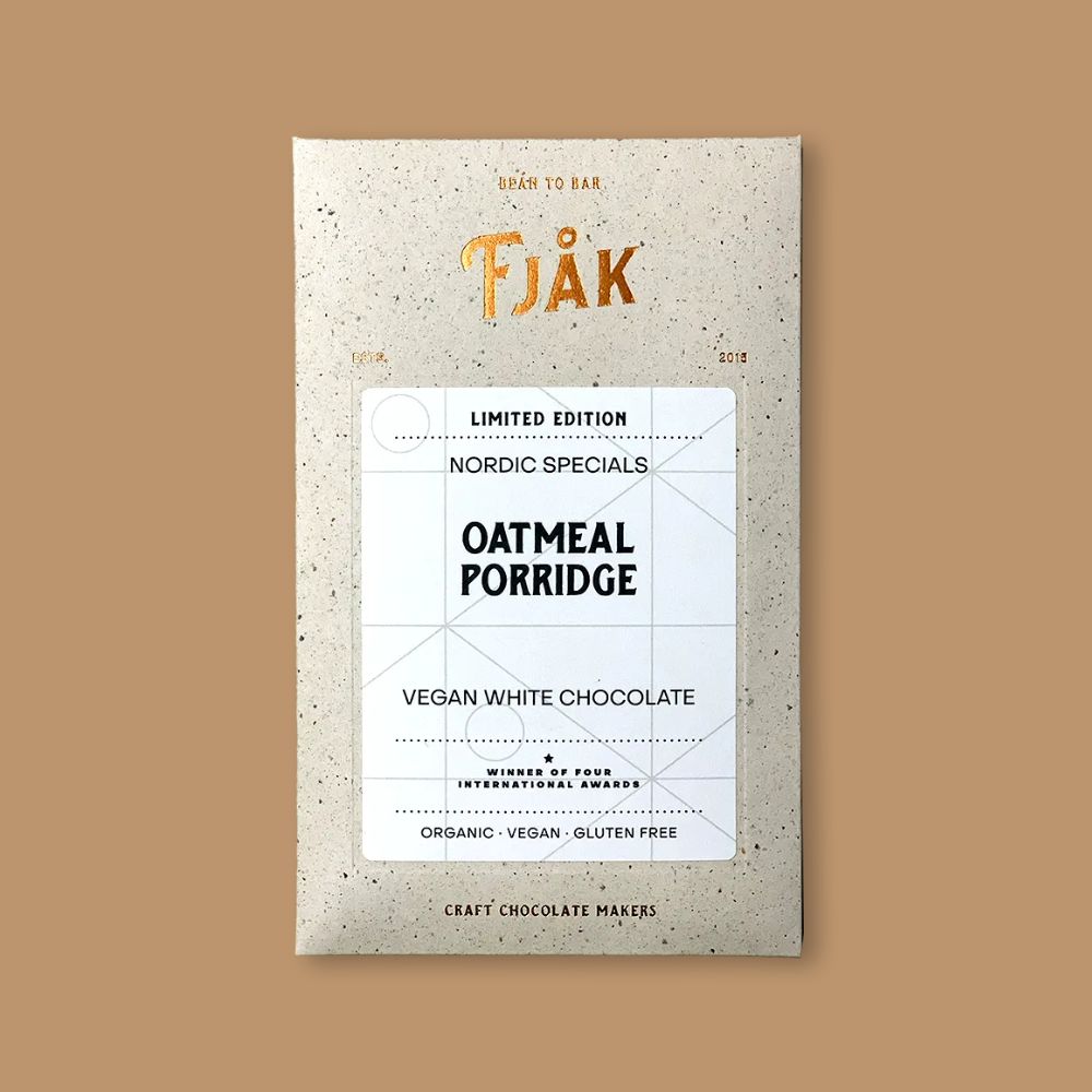 Vegan White Chocolate | Fjak -  Oatmeal Porridge