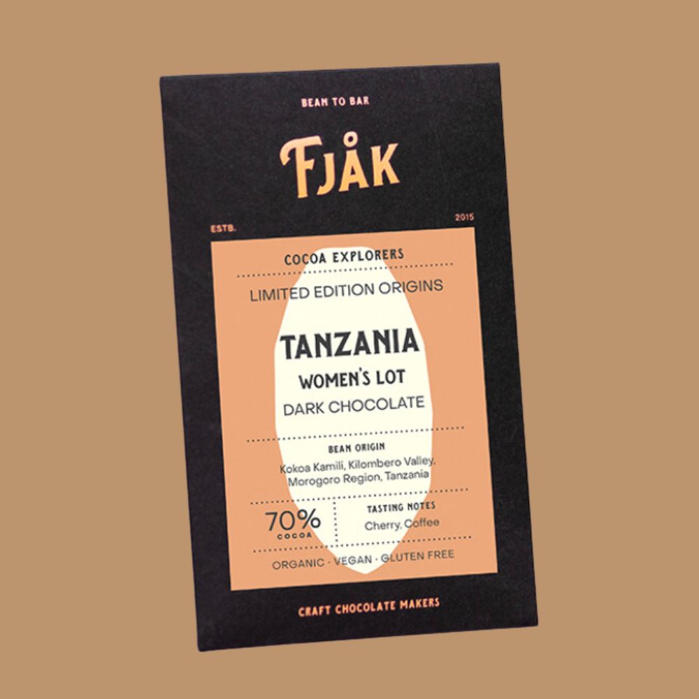 Fjak - Tanzania Women's Lot 70% | The Best European Dark Chocolate 2023