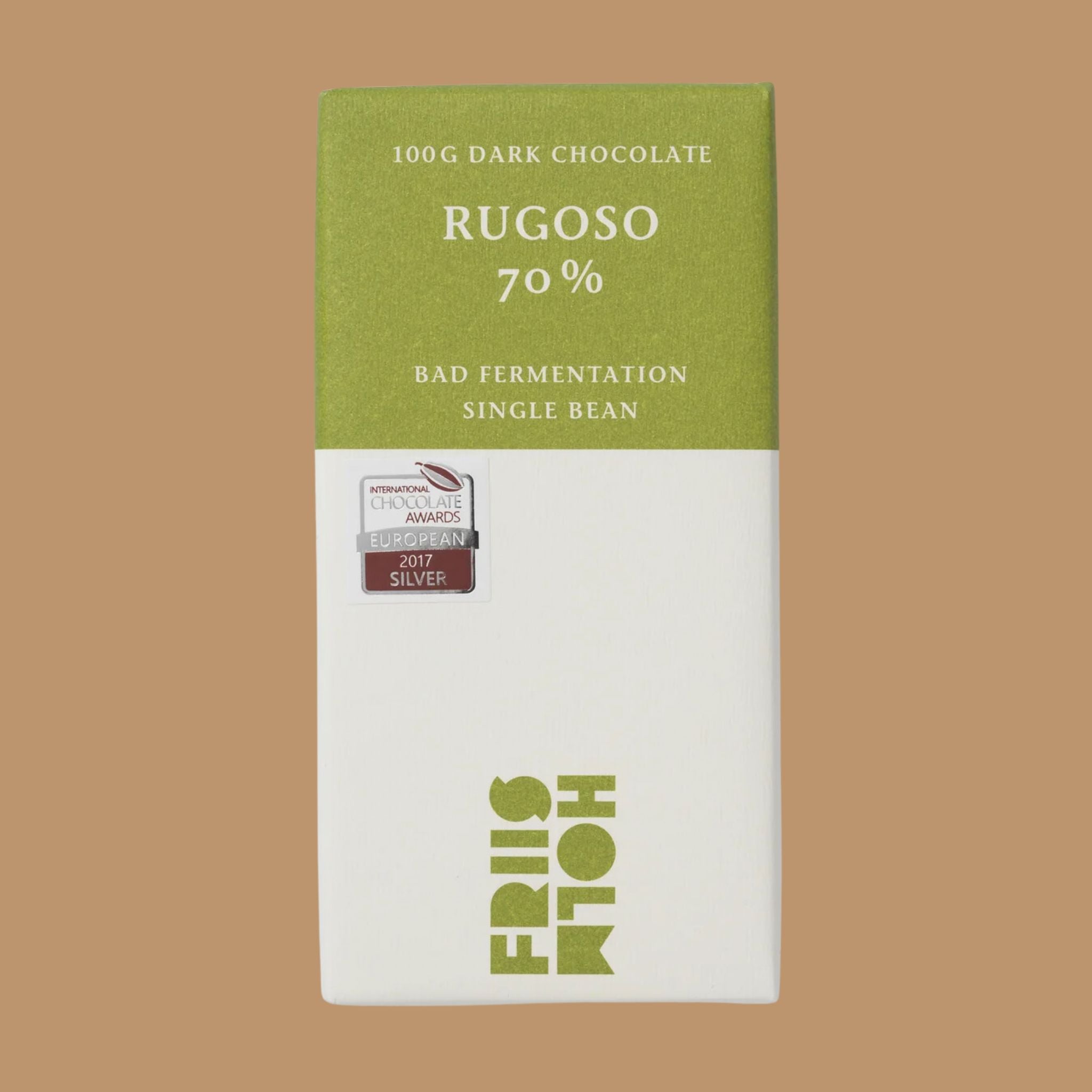 Top European  Dark Chocolate 2024 - Friis-Holm - Rugoso Bad Fermentation, 70%