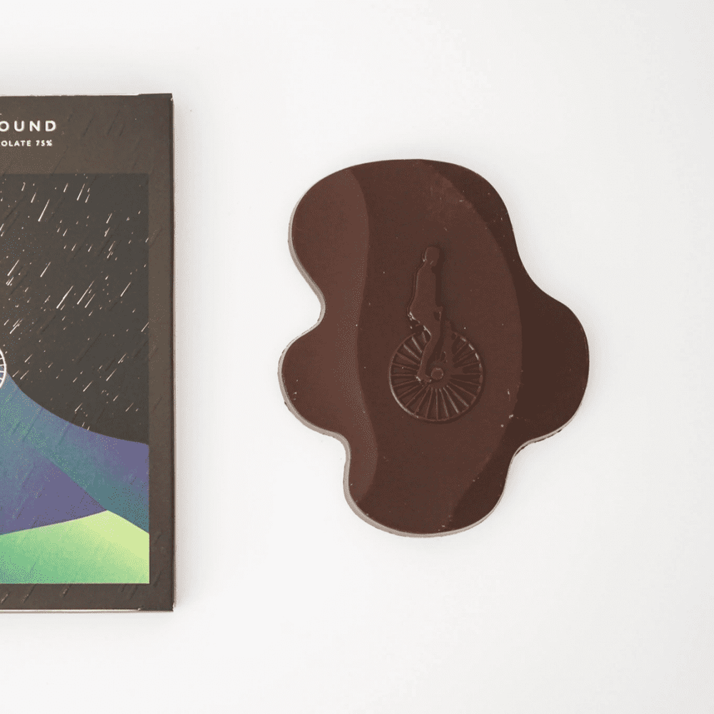 Pure Chocolate Bar - Naive Rough-Ground 75%